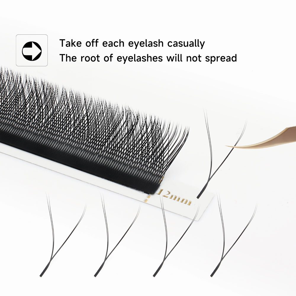 XIUSUZAKI W Shaped Lashes Bloo - огляд і ціна Eyelash Extension Yy