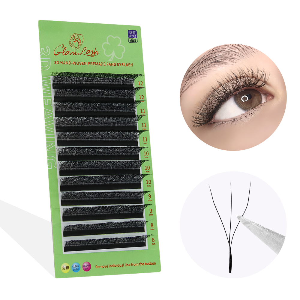 GLAMLASH W Shape Eyelash Exten - огляд і ціна Eyelash Extension Yy