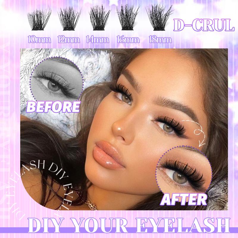 DIY Cluster Lashes Mixed Tray  - огляд і ціна Eyelash Extension Cluster