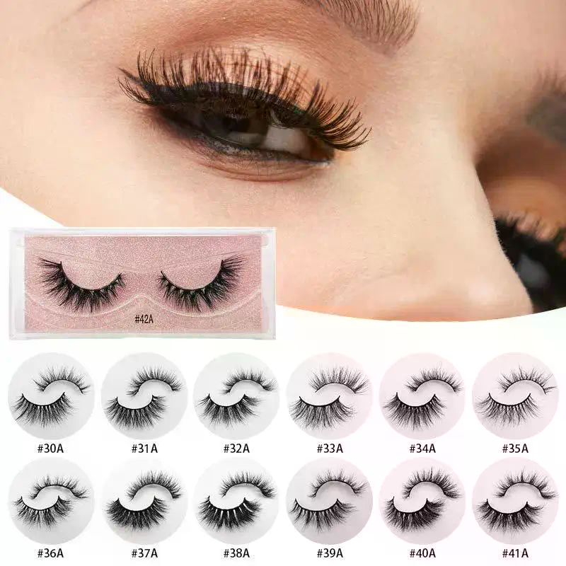 Eyelashes 3D Mink Lashes Natur - огляд і ціна Eyelash Extension Volume