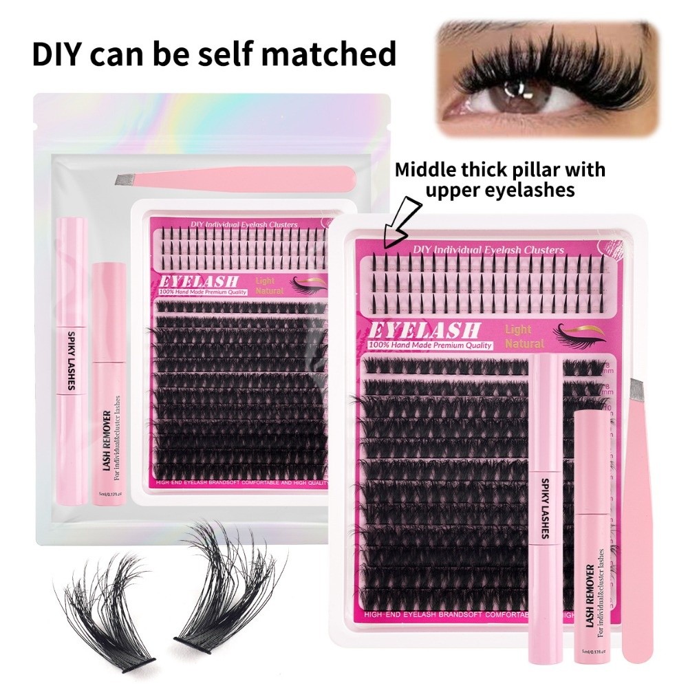 8-18mm Length False Eyelashes  - огляд і ціна Eyelash Extension Cluster