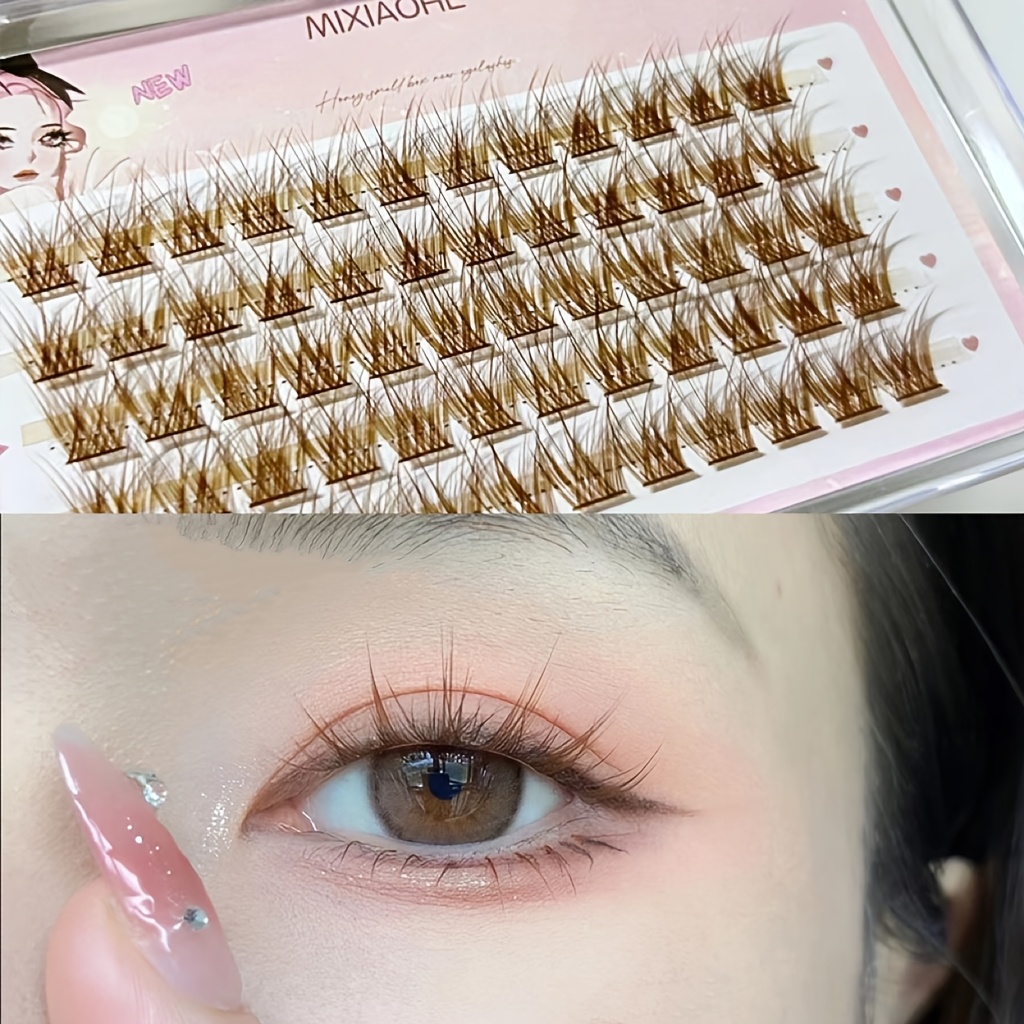 Mixiaohe Colorful Eyelashes 60 - огляд і ціна Eyelash Extension Natural