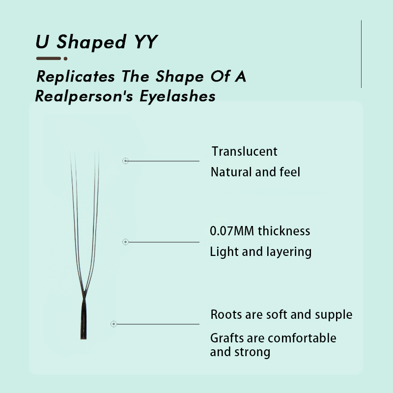 FAIRYTIS U Shape YY Lashes New - огляд і ціна Eyelash Extension Yy