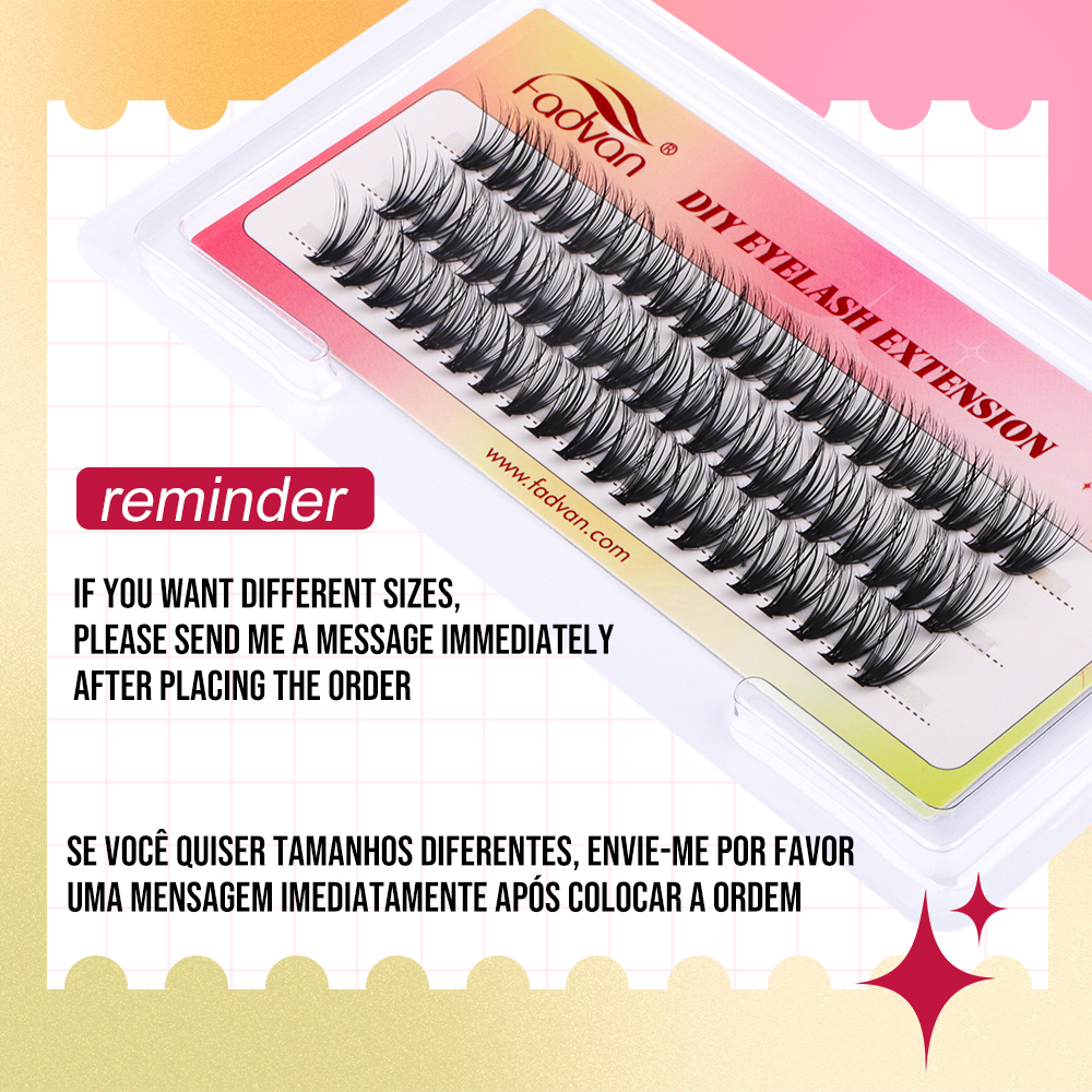 FADVAN 3 Rows C Curl 10D/20D/3 - огляд і ціна Eyelash Extension Permanent