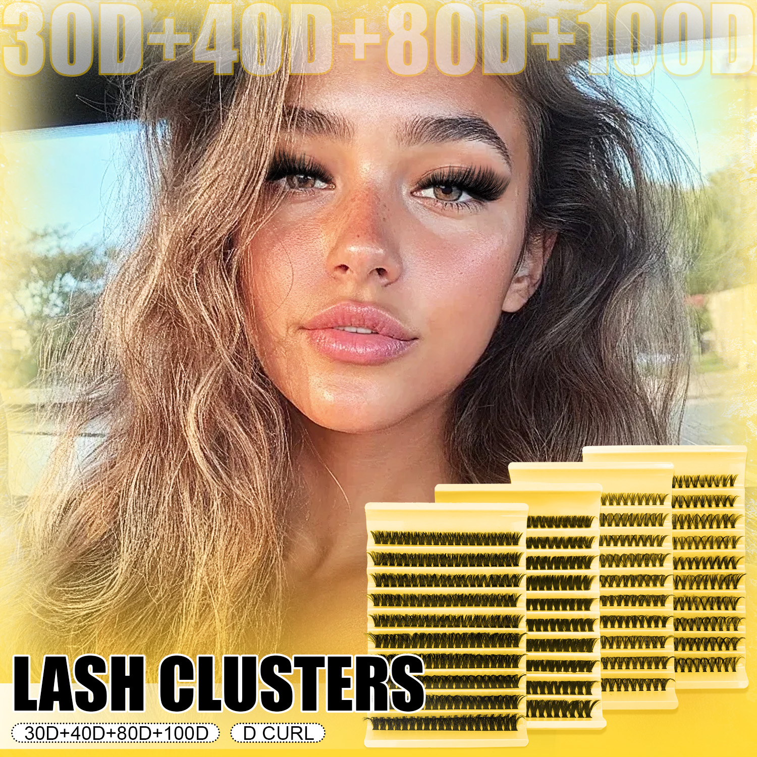 DIY Lash Clusters Kit - 30D/40 - огляд і ціна Eyelash Extension Volume