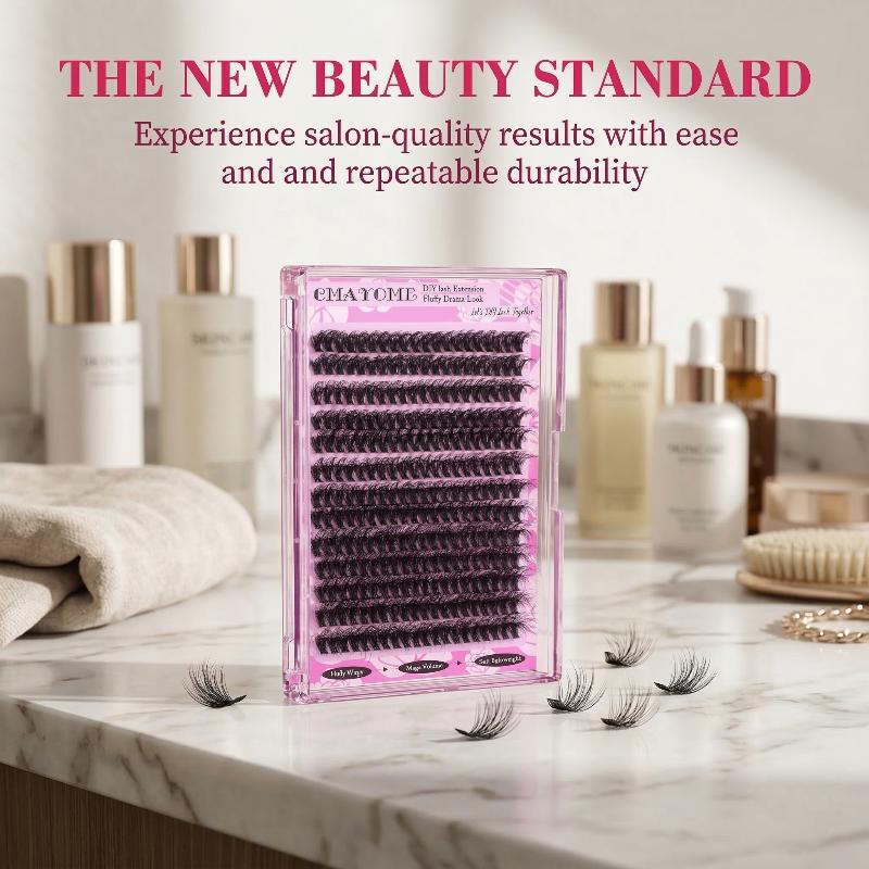 Wispy D Curl Cluster Lashes 14 - огляд і ціна Eyelash Extension Cluster
