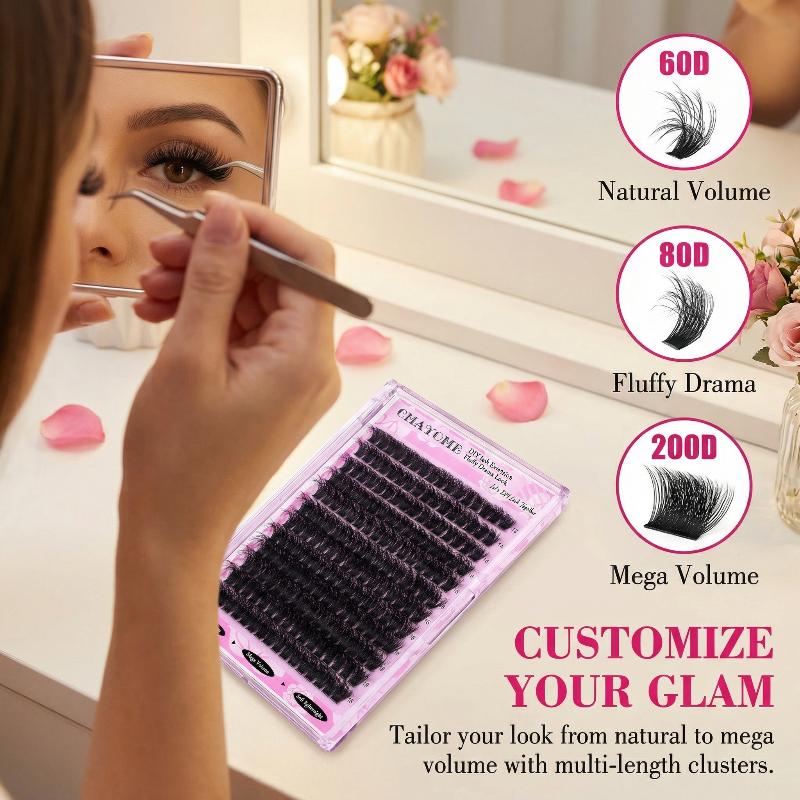 Wispy D Curl Cluster Lashes 14 - огляд і ціна Eyelash Extension Cluster