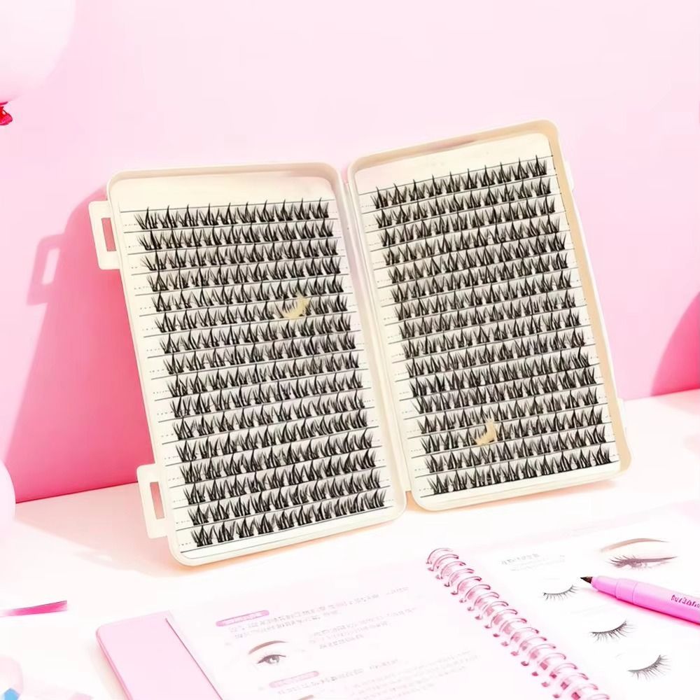 Natural Look False Eyelashes W - огляд і ціна Eyelash Extension Cluster