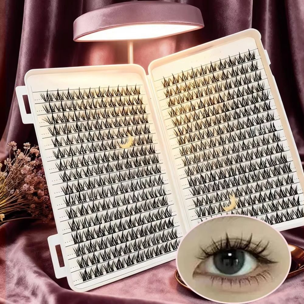 Natural Look False Eyelashes W - огляд і ціна Eyelash Extension Cluster